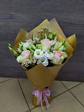 Букет цветов из:  Розы и Лизиантусы #REPLACE_PRED# Голышманово