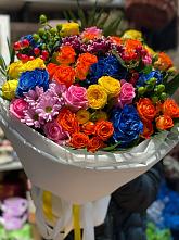 Букет цветов из:  Розы и Хризантемы #REPLACE_PRED# Голышманово