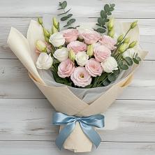 Букет цветов из:  Лизиантусы в Голышманово