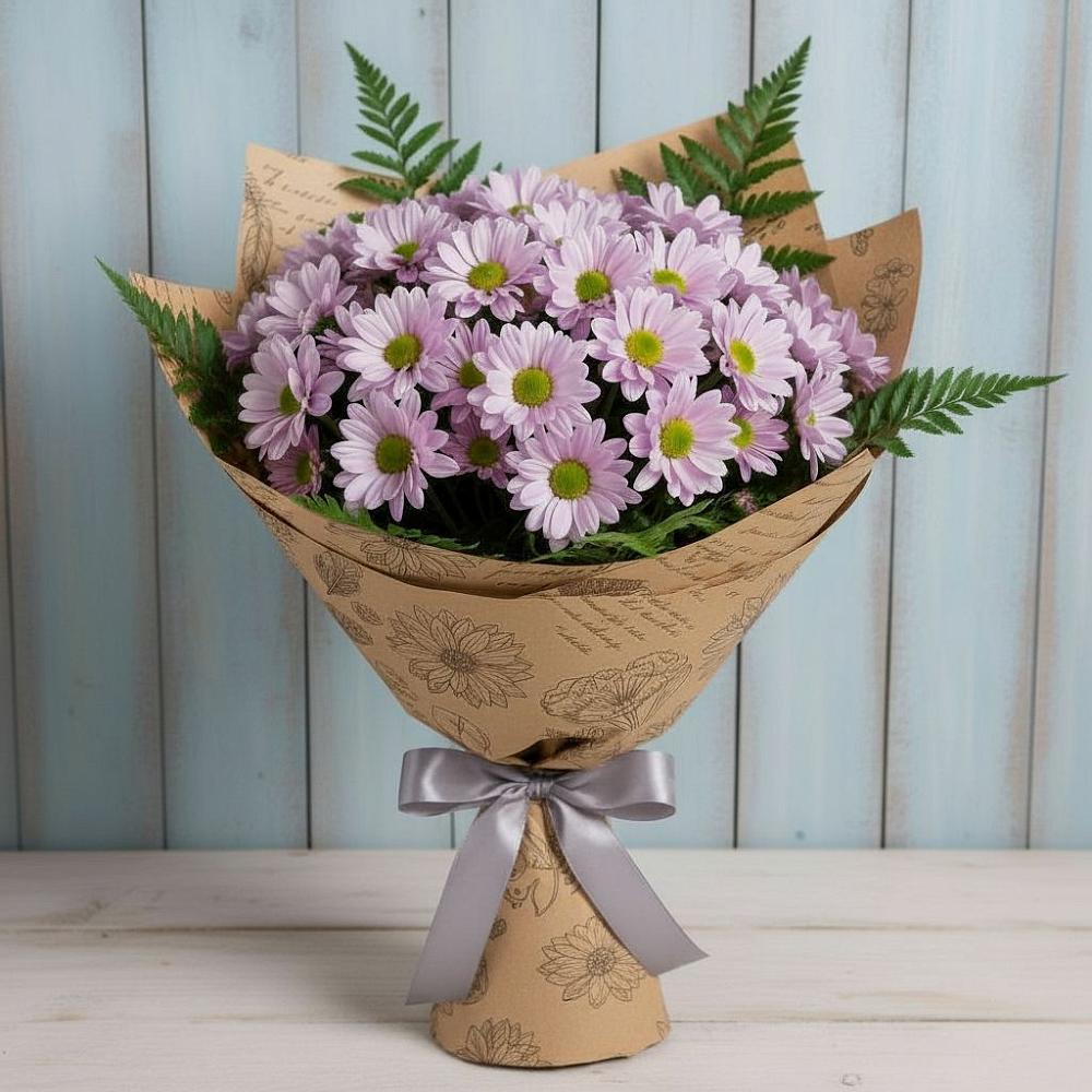 Букет цветов из: Хризантемы в Голышманово