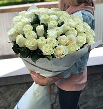 Букет 35 Белых роз #REPLACE_PRED# Голышманово