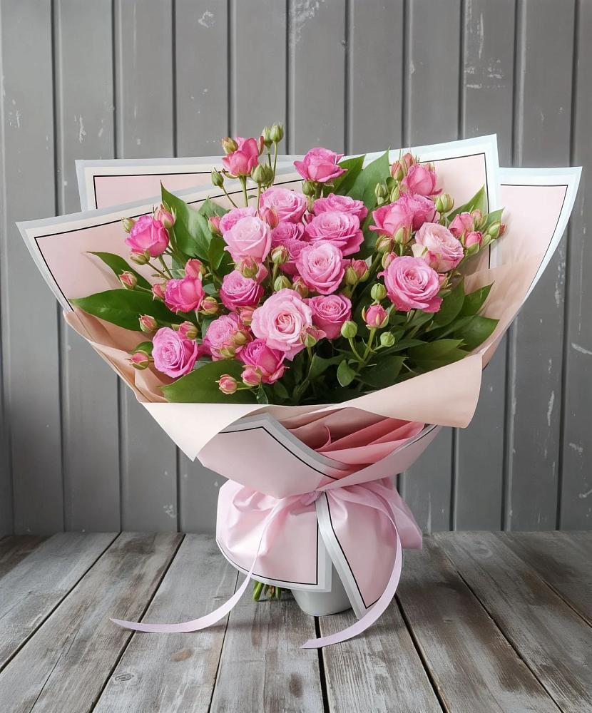 Букет Розовый кустик в Голышманово