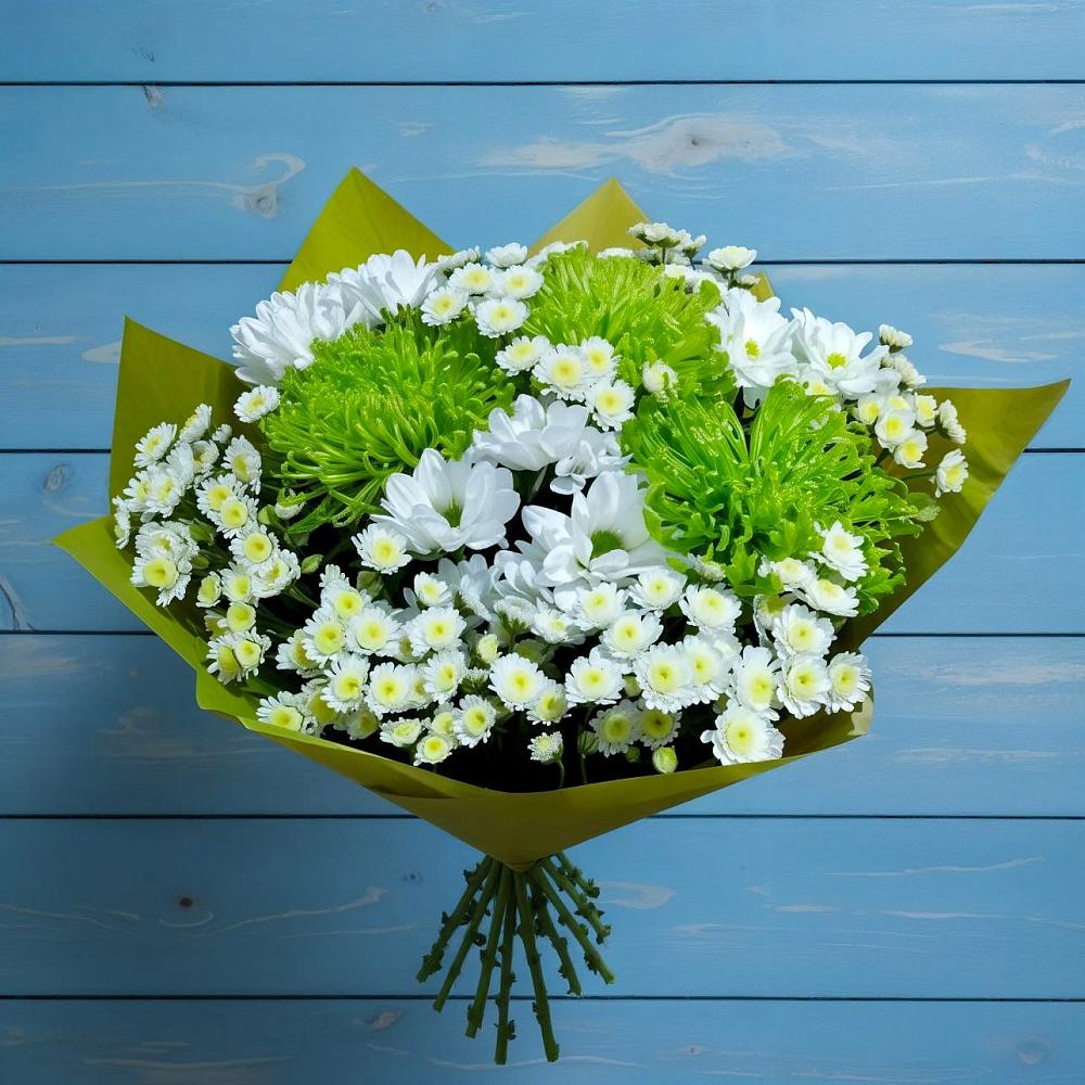 Букет цветов из: Хризантемы в Голышманово