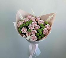 Букет цветов из:  Розы и Хризантемы в Голышманово