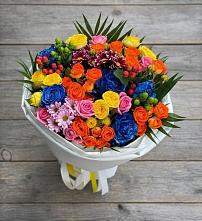 Букет цветов из:  Розы и Хризантемы в Голышманово
