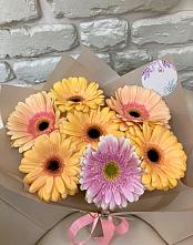 Букет цветов из:  Герберы #REPLACE_PRED# Голышманово