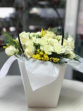 Цветочная композиция из Розы  в Голышманово