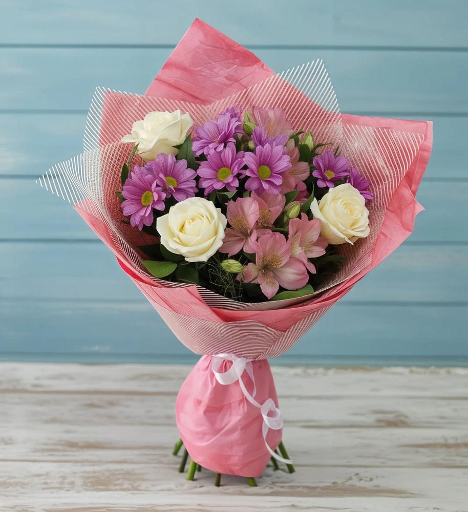 Букет цветов из: Герберы в Голышманово