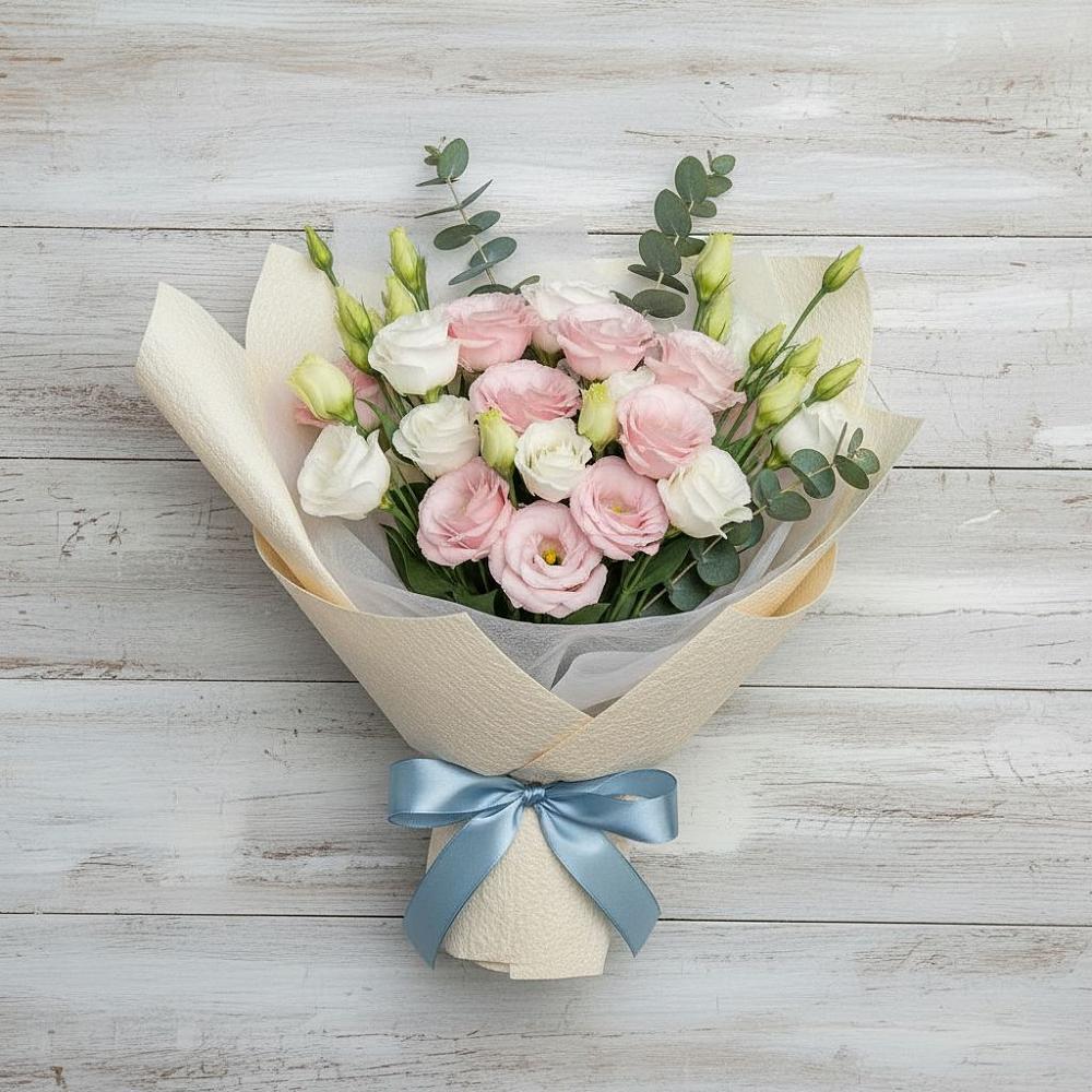 Букет цветов из: Лизиантусы в Голышманово