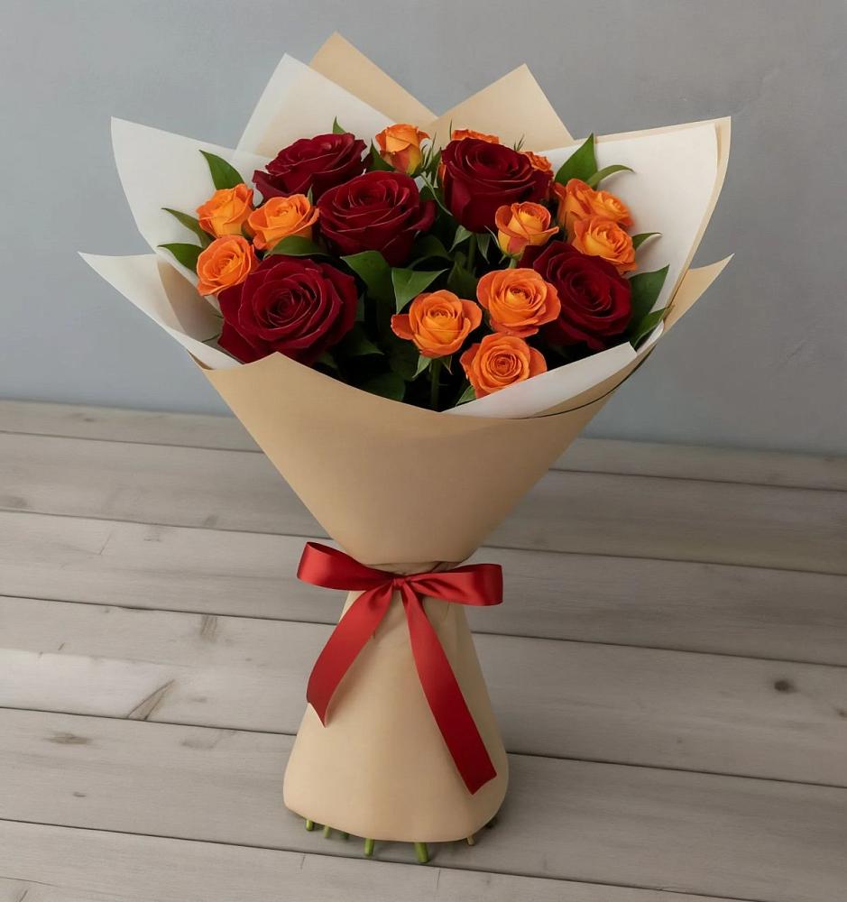 Букет Любовь и восторг в Голышманово